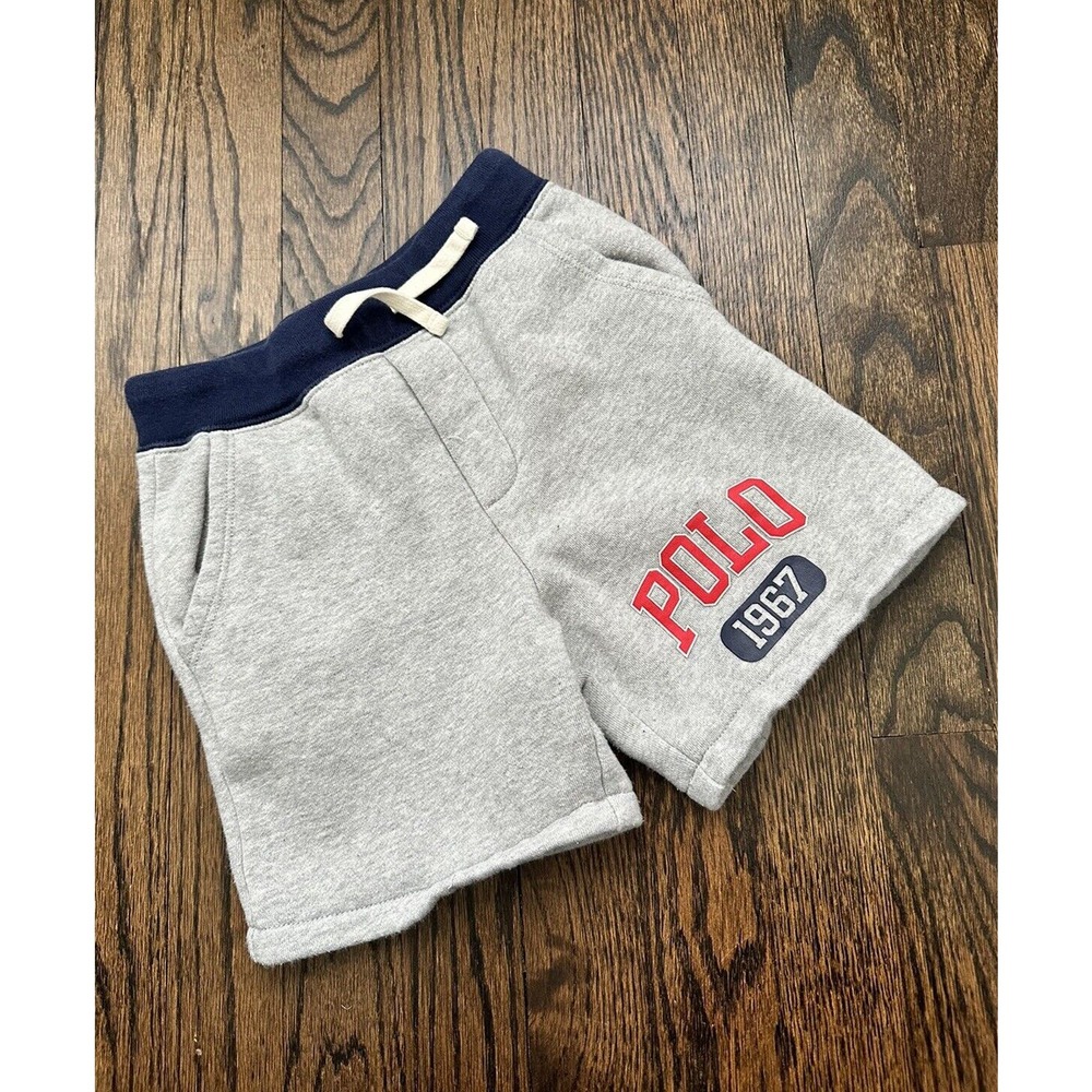 POLO Ralph Lauren Shorts Boys 6 Gray Terry